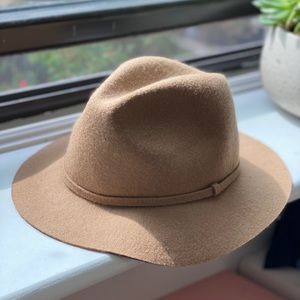 J Crew Camel Floppy Brimmed Hat